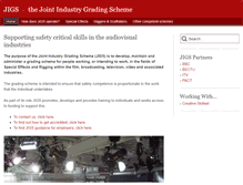 Tablet Screenshot of jigs.org.uk